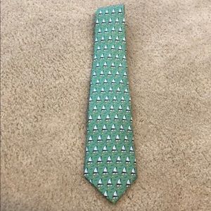 Vineyard Vines Sailboat Tie - Green
